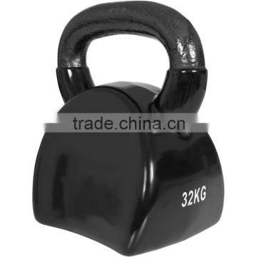 Powder coated cast iron kettlebell