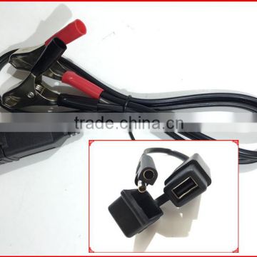 Female USB 2.0 current 2.1A USB For Cell For Motorcycle date Cable Adapter