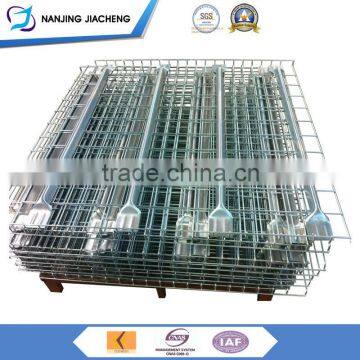 Inverted Flared Wire Mesh Decking With Waterfall