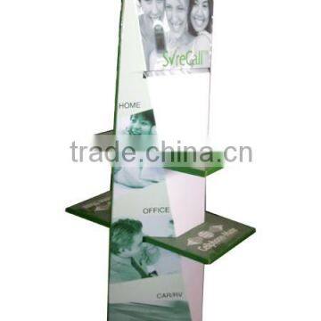 Cosmetic Cardboard Displays stand with double-sides for retail