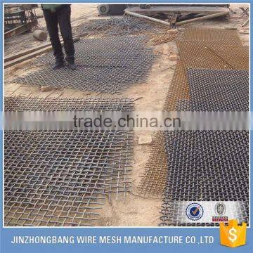 black steel wire ss crimped mesh for sale