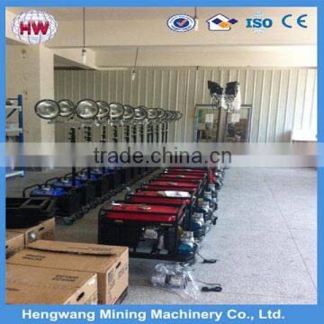 2016 Hengwang 50HZ High Mast Portable Honda Lighting Tower Generator With 4*500W LED Light photo-3