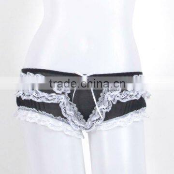 Hot Sales Newest Sexy Hot Lacy Transparent Panties Thongs Women 6008