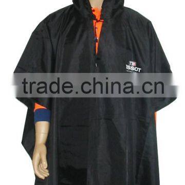 fashion 190T polyester poncho for adult