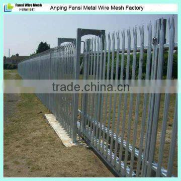 Galvanized W section industrial palisade fencing(best price)