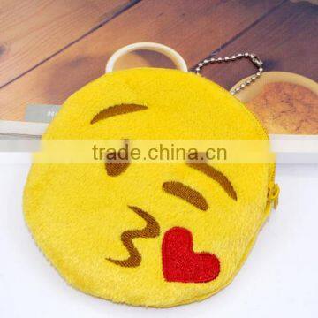 Free Sample 2015 Hot Sale Emoji Plush Wallets/ Whatsapp Emoji Wallets photo-3
