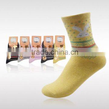 5 Pairs Women Fashion Dress Socks winter rabbit wool socks