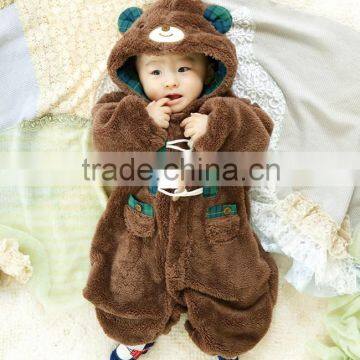 Japanese wholesale products high quality cute clothes animal baby children winter garment hot selling in Japan