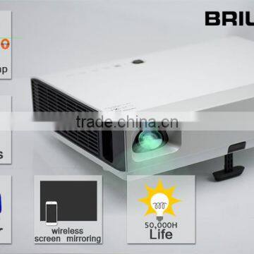 Best selling home show products Portable laser 3800 lumens HD 3d led tv outdoor image projector