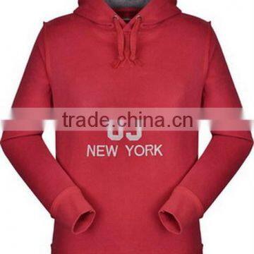 custom high quality plain 100% polyester women pullover hoodie without pockets wholesale