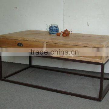 french industrail metal furniture coffee table