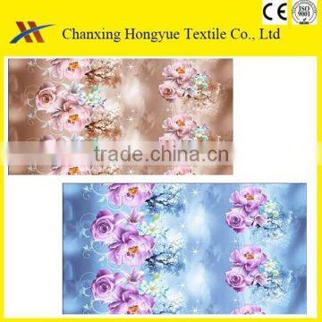 3d polyester bedsheets textile fabrics with disperse printing for all bedding fabrics markets