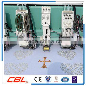 15 Heads Flat and Belting Computerized Embroidery Machine With Sequin Device photo-2