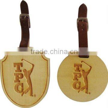 Wood Golf bag Tag