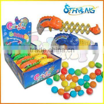 Chameleon Gun Funny Game Candy Toy