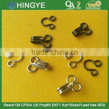 Brass Alloy Hook and Eyes For Lingerie --- HK-2