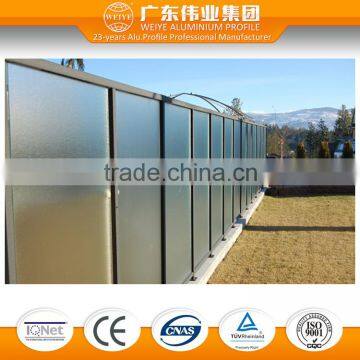 new aluminum glass railing design