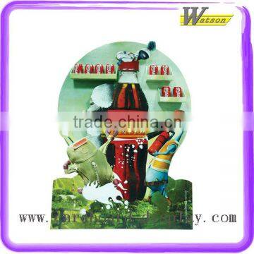 Corrugated paper advertising standee display