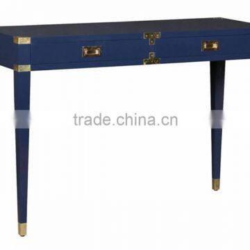 Chinese lacquered console table with brass detail LWD534