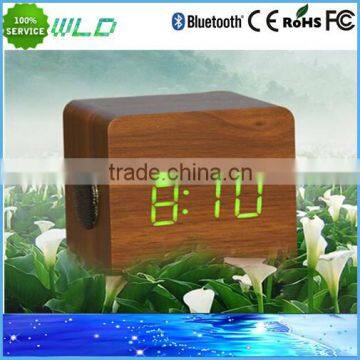 2015 Newly Clock wood bluetooth speaker
