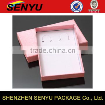 2016 custom Pink Series design, small retail jewelry paper gift box packaging                        
                                                                                Supplier's Choice