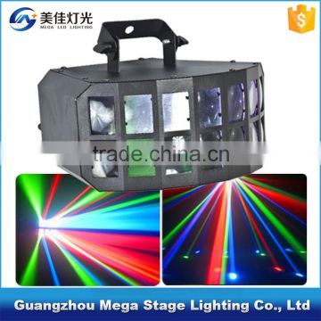 professional 2pcs 10w 4in1 led double butterfly stage light frame