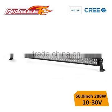 Shenzhen Top Quality 50" 288W Dimmable Dc24v Led Light Bar Warm White