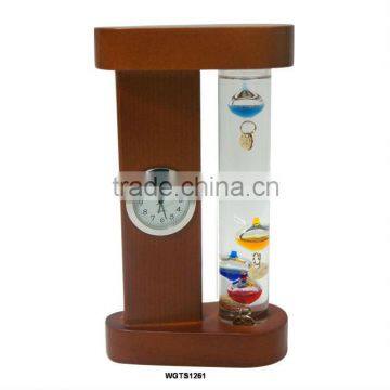 Home Weather Station: Galileo Thermometer, Hygrometer and Quartz Clock photo-2