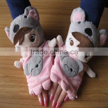 Winter product keep warming computer plush glove