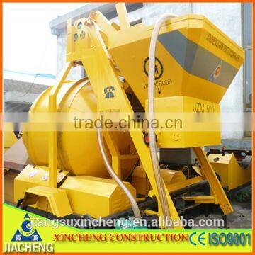 Competitve price , electric JZM500 mobile mix concrete machine