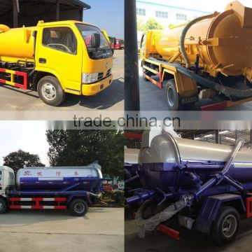 3000 liters vacuum tank truck,sewage suction truck,sewer cleaning truck