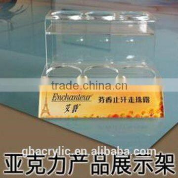 GH-RZ539 Shenzhen Factory Direct Sale Clear Acrylic Make up Dispaly Rack ,customized Acrylic Display Rack photo-3