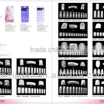 ABS False Nail Tips Design 10 Sizes Each 50 Pcs per Bag photo-2