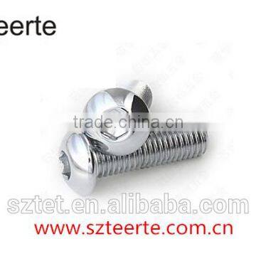 White Zinc Plating Hex Socket Pan Head Machine Screws