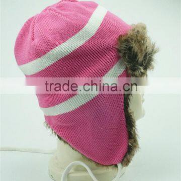 Dongguan Otherway Popular Cotton Ladies Earflap Hat photo-4