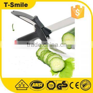 Stainless steel Kitchen clever Food Slicer scissors Knives