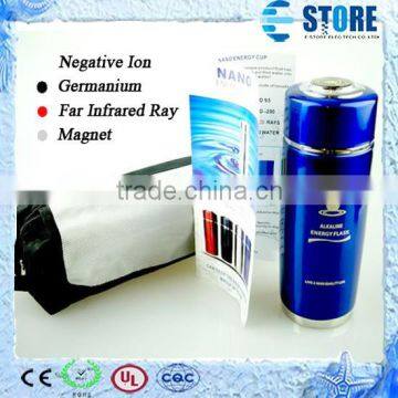 Hot Selling Waterdrop Style Alkaline Water Energy Nano Flask with Magnetic Energy Cup