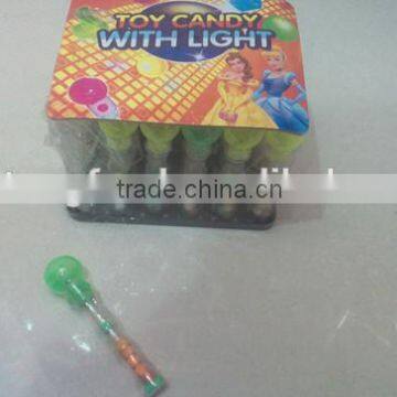 light bulb electro-optic rod toy with candy