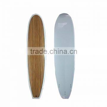 new design high quality balsa wood surfboard wood veneer surfboard epoxy longboard surfboard