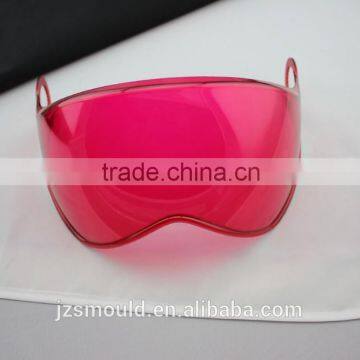 plastic irregular arc-shape optic Custom injection plastic mould