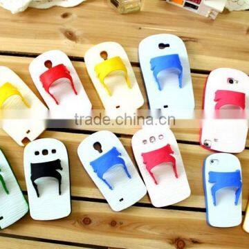 2013 Newest Slipper Style Silicone Lighter Funny Mobile Phone Cases for SUMSUNG S4/9500 "11"