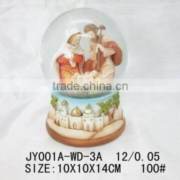 Wholesale Religious Snow Globe Resin Water Ball Decoration