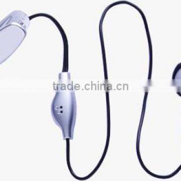 WF-157H Computer Earphone with Clip Microphone and Volume Control Control