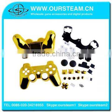 New arrival Chrome shell case for ps3 controller for playstation 3