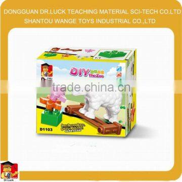 DIY The Zoo Animals Toys, Plastic Toys Blocks , Toys Bricks Animals