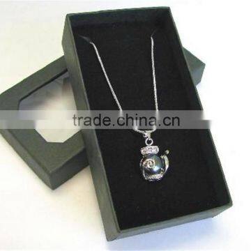 2014 Fashionable Gift Box with PVC window for silver jewelry packaging