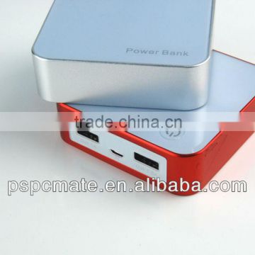 Square power bank with led screen