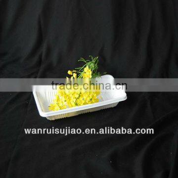 PP disposable plastic fruit tray &vegetable tray for supermarket