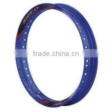 V 1.85 type motorcycle alloy rim with stickers