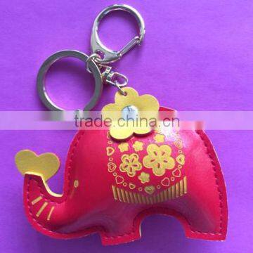 Promotion Carton Colorful Pu Key Chain, Logo Customized